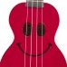 Mahalo Ukulele Soprano U-Smile Series Red with Bag