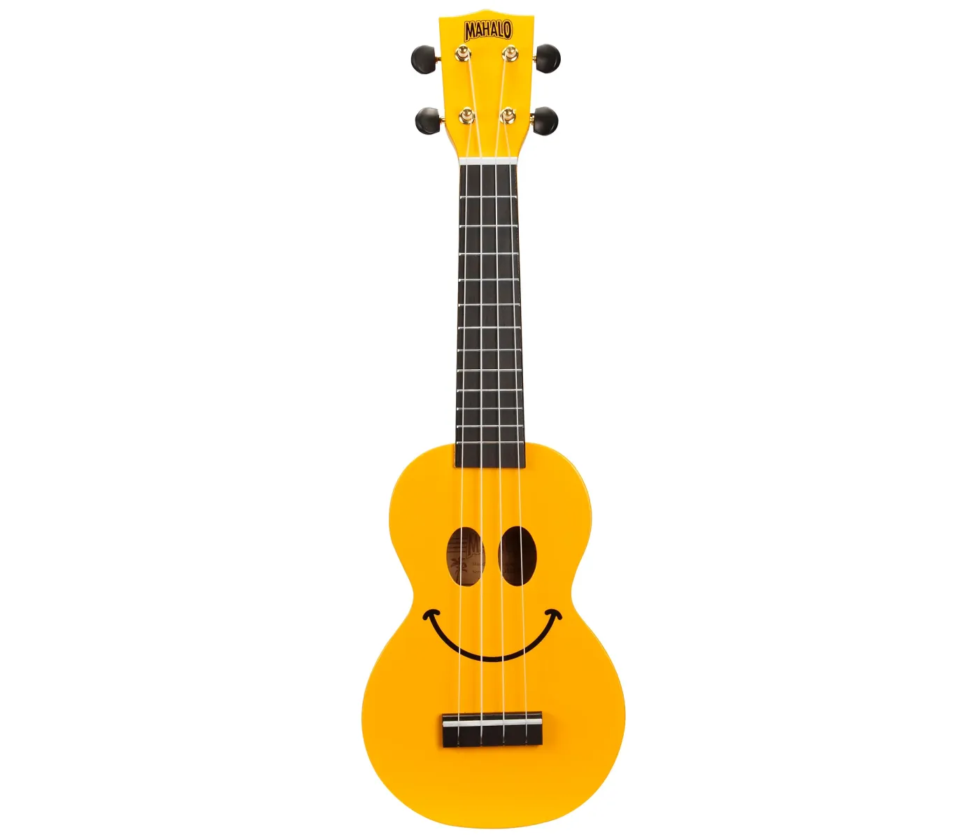Mahalo Ukulele Soprano U-Smile Series Yellow with Bag