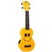 Mahalo Ukulele Soprano U-Smile Series Yellow with Bag