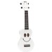 Mahalo Ukulele Soprano U-Smile Series White with Bag