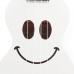 Mahalo Ukulele Soprano U-Smile Series White with Bag