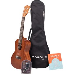 Makala Classic Series MK-C Concert Pack Ukulele - Included Bag - Brown