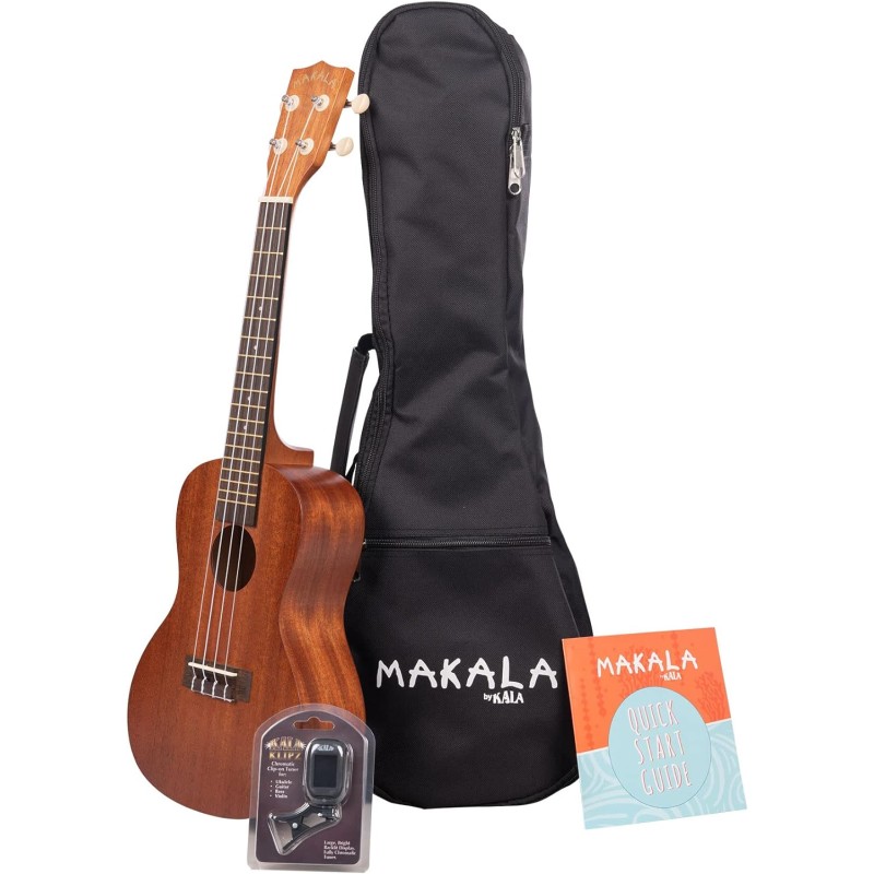 Makala Classic Series MK-C Concert Pack Ukulele - Included Bag - Brown