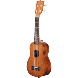 Makala Classic Series MK-S Soprano Pack Ukulele - Included Bag - Brown