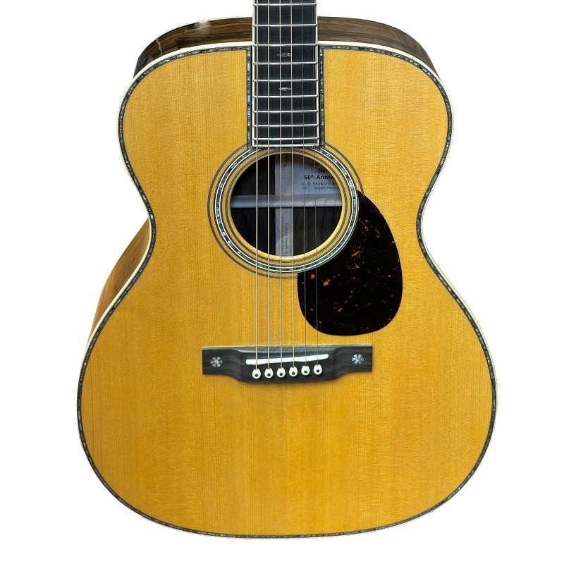 Martin 00014F Custom Shop Sadek 50th Anniversary, Spruce Top-Ziricote  Acoustic Guitar - Natural