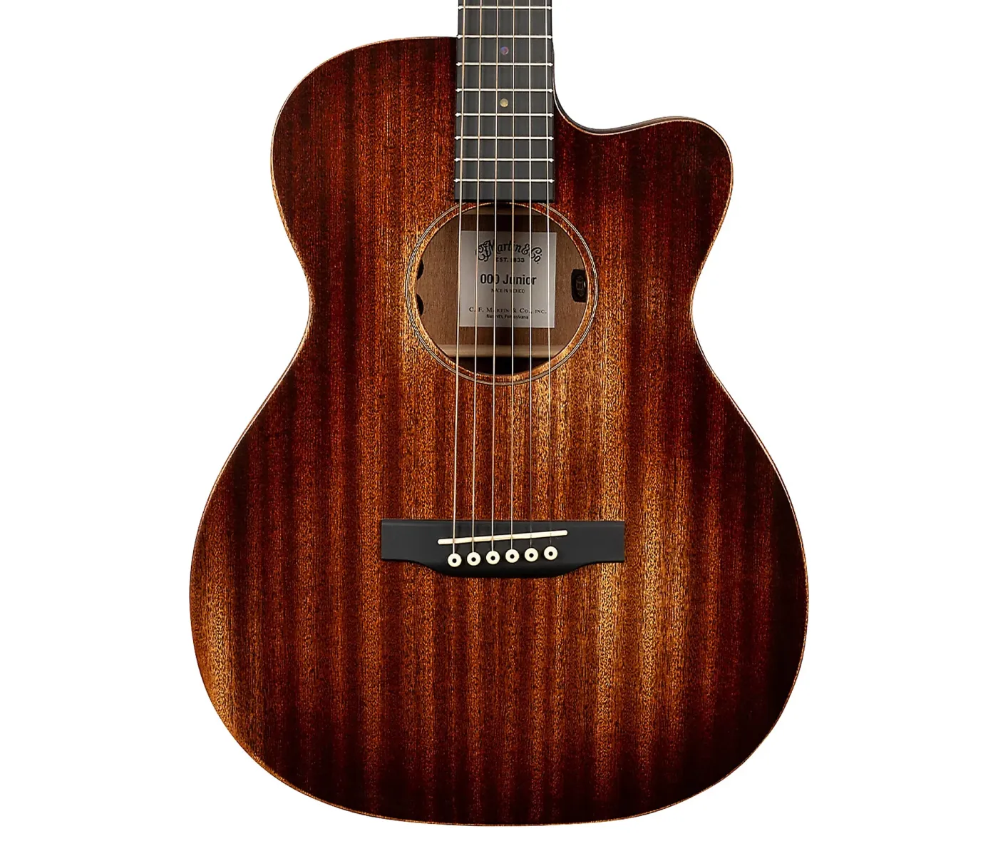 Martin Y25000CJRESTRMA Jr-E StreetMaster Acoustic Electric Guitar - Dark Mahogany Distressed