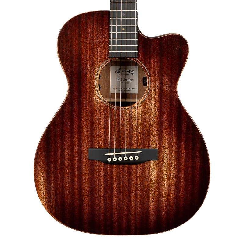 Martin 000CJRESTRTMAST Jr-E StreetMaster Acoustic Electric Guitar - Dark Mahogany Distressed