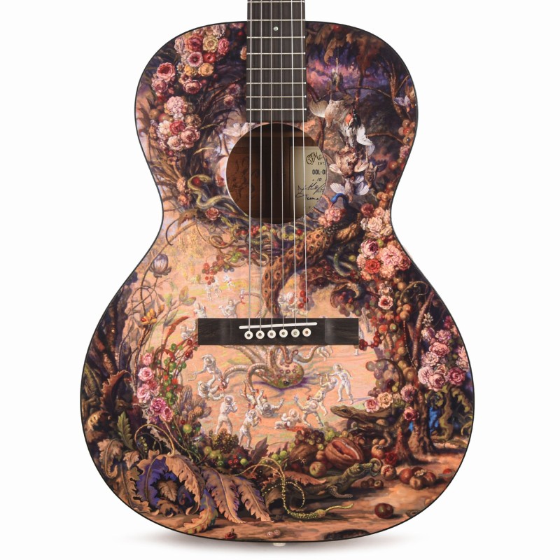 Martin 00LOLIVER Oliver Acoustic Guitar - Julie Heffernan's "Self-Portrait as Arms and the Men"