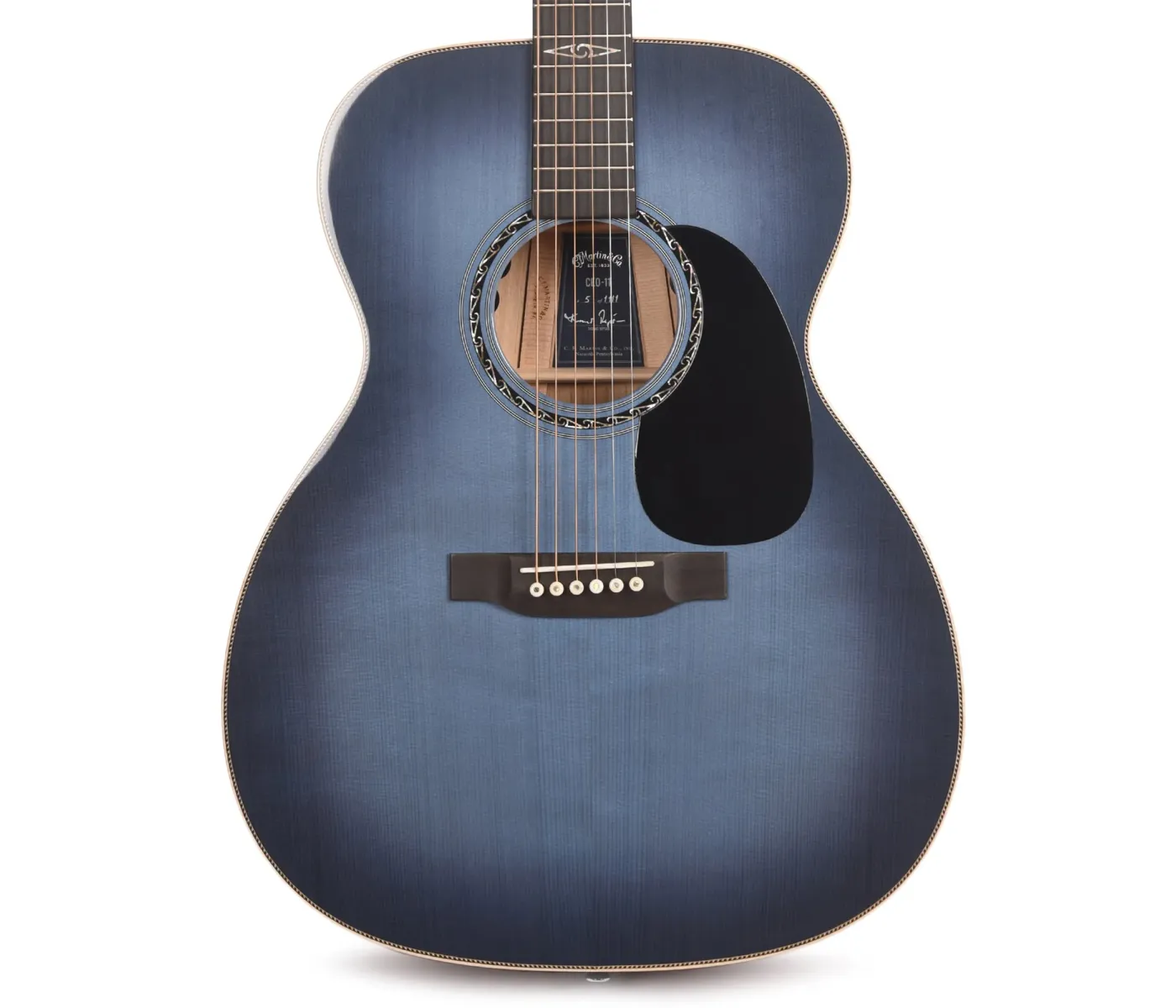 Martin 10CEO11 Acoustic Electric Guitar - New Horizons Blue Burst
