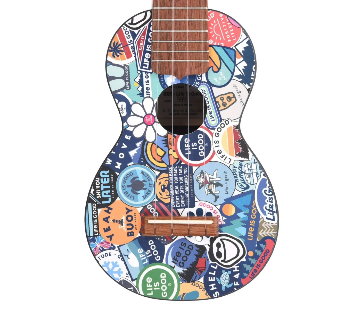 Martin 110XKUKELIFEISG Soprano Ukulele - Life Is Good