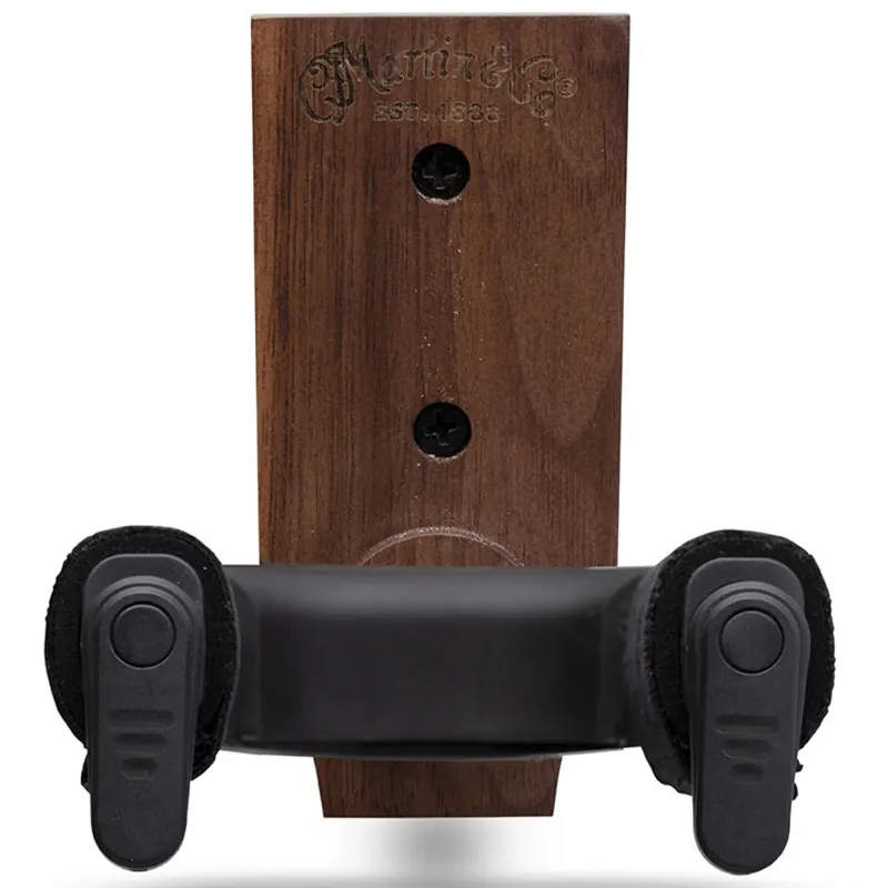 Martin Auto-Locking Guitar Wall Hanger with Solid Wood Mount Martin Auto-Locking Guitar Wall Hanger with Solid Wood Mount