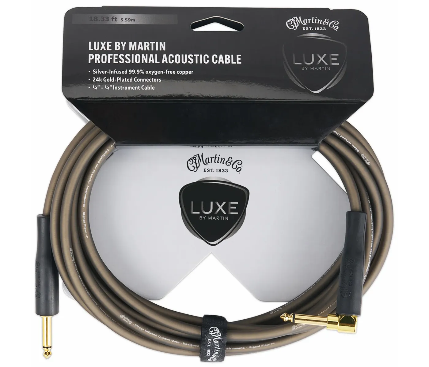 Martin by Luxe Premium Instrument Cable 18-Foot Martin by Luxe Premium Instrument Cable 18-Foot