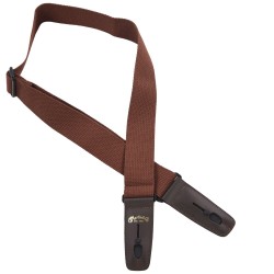 Martin 18A0139 Accessories Cotton Weave Lock-It Guitar Strap - Brown