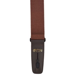 Martin 18A0139 Accessories Cotton Weave Lock-It Guitar Strap - Brown