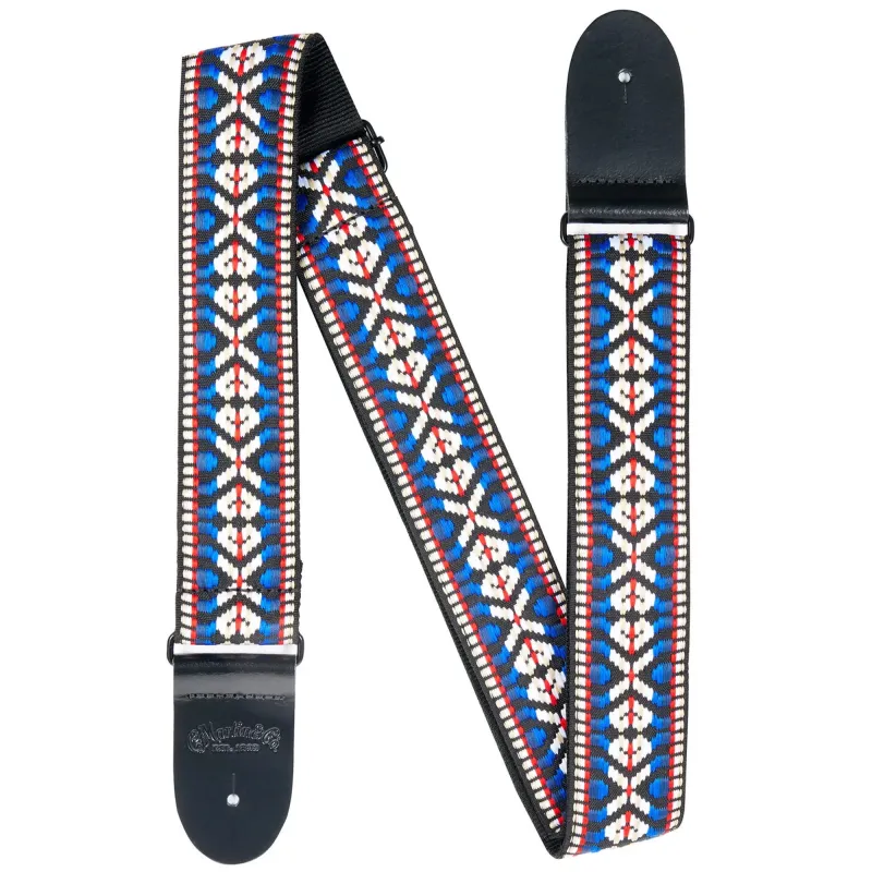Martin Accessories 18A0178 Guitar Strap - Red, White, and Blue Martin Accessories 18A0178 Guitar Strap - Red, White, and Blue