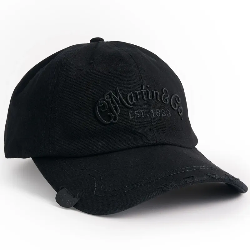 Martin 18NH0064 Tone On Tone Pick Hat - Black Martin 18NH0064 Tone On Tone Pick Hat - Black