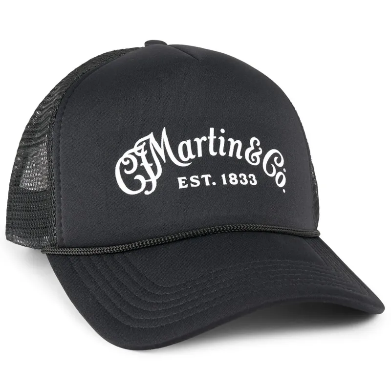 Martin Classic Trucker Hat - Black Martin Classic Trucker Hat - Black