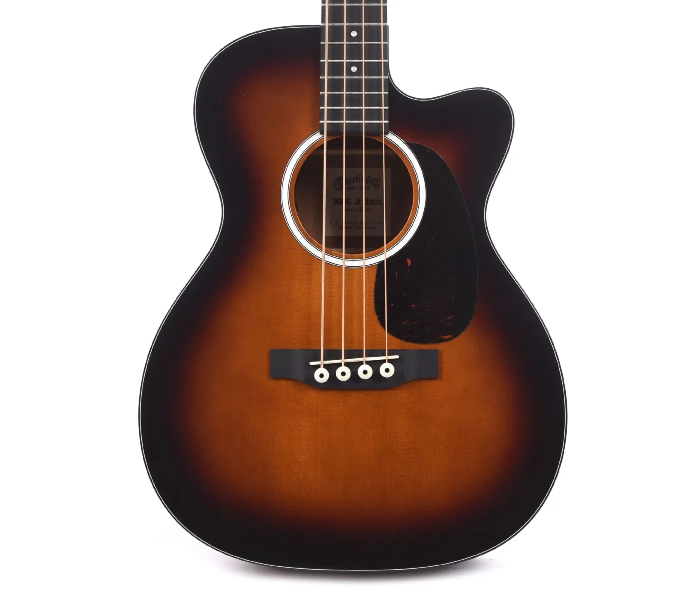 Martin CJR10EBASSBURST Acoustic Electric Bass Guitar - Burst