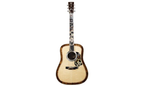 Martin Guitar D200 Deluxe Dreadnought Acoustic Guitar (Pre-Order) - Brazilian Rosewood - Includes Wearable Wristwatch from RGM and Martin Aluminum Hard Shell Case