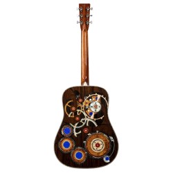 Martin Guitar D200 Deluxe Dreadnought Acoustic Guitar (Pre-Order) - Brazilian Rosewood - Includes Wearable Wristwatch from RGM and Martin Aluminum Hard Shell Case