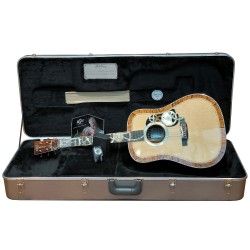 Martin Guitar D200 Deluxe Dreadnought Acoustic Guitar (Pre-Order) - Brazilian Rosewood - Includes Wearable Wristwatch from RGM and Martin Aluminum Hard Shell Case