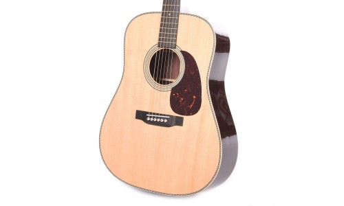 Martin Guitar D28EMODERNDELUX D-28E Modern Deluxe Dreadnought Semi Acoustic - Natural