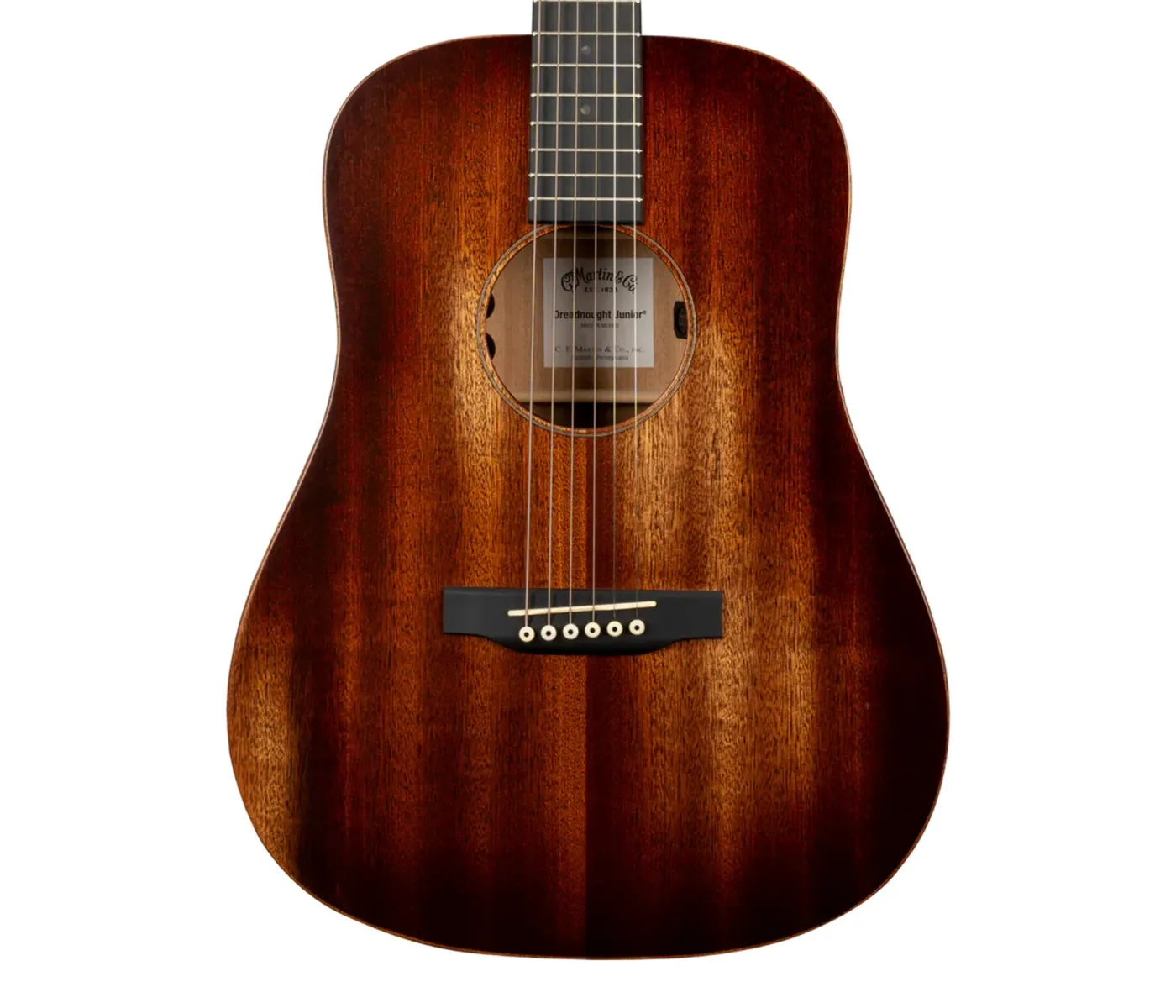 Martin DJRESTREETMASTE Jr-E Street Master Acoustic Electric Guitar - Mahogany Distressed