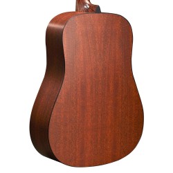 Martin Guitar DX1E-MHG Dreadnought Mahogany Acoustic Electric Guitar - Figured Mahogany