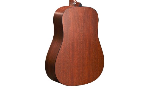 Martin Guitar DX1E-MHG Dreadnought Mahogany Acoustic Electric Guitar - Figured Mahogany