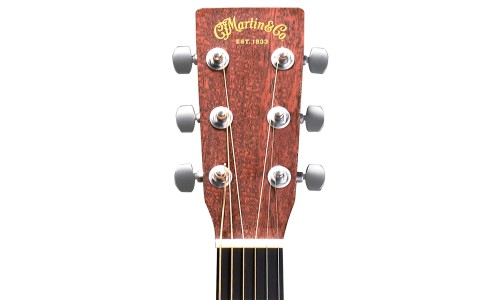 Martin Guitar DX1E-MHG Dreadnought Mahogany Acoustic Electric Guitar - Figured Mahogany