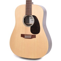 Martin Guitar DX2E-BRZ12 Acoustic Electric Guitar - 12-String Brazilian Rosewood Pattern