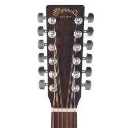 Martin Guitar DX2E-BRZ12 Acoustic Electric Guitar - 12-String Brazilian Rosewood Pattern