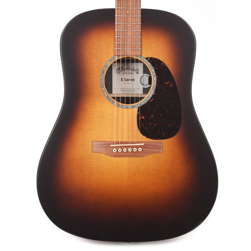 Martin Guitar DX2E-ZCB Dreadnought D-X2E Acoustic Electric Guitar - Ziricote Burst