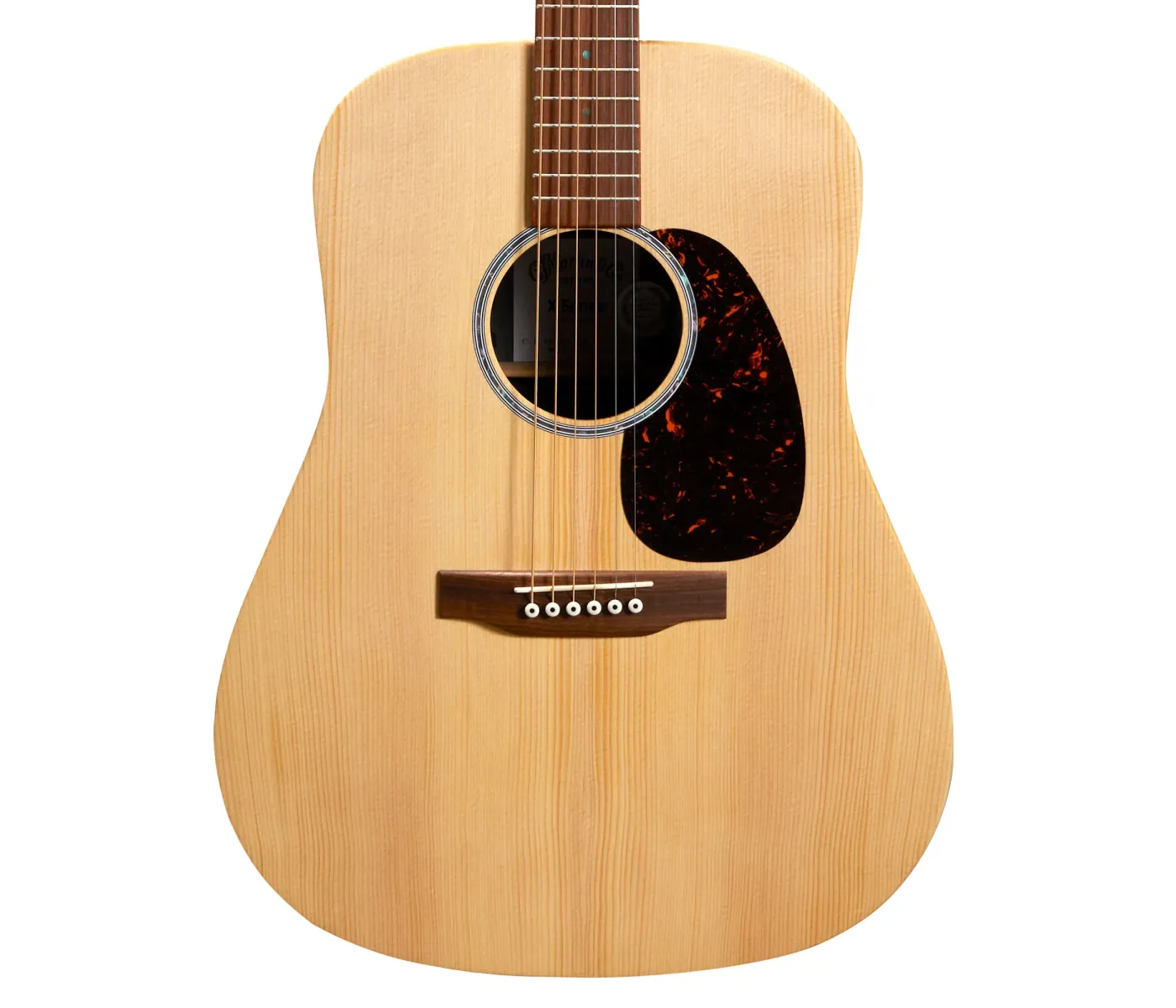 Martin DX2EBRAZ Dreadnought Acoustic Electric Guitar- Natural