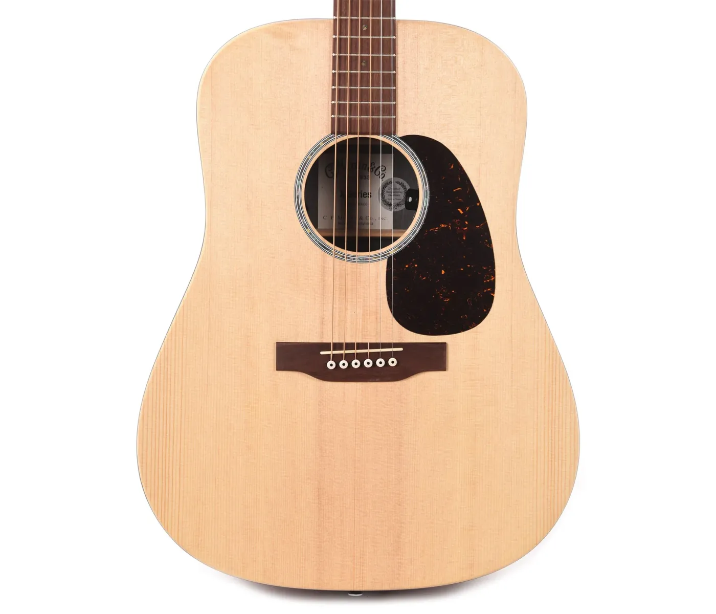 Martin Guitar DX2EMAH Dreadnought Acoustic Electric Guitar - Natural