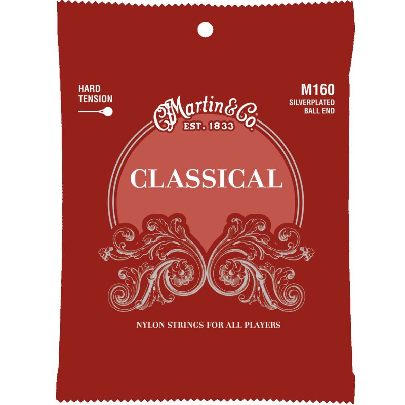 Martin Strings M160 Classical Guitar Set - Hard Tension