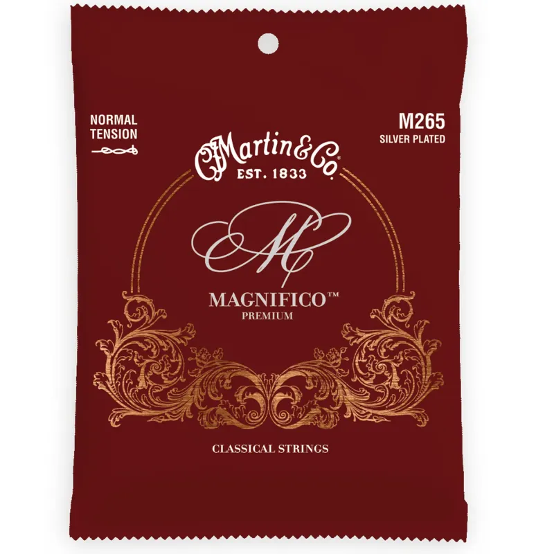 Martin M265 Classical Magnifico Premium Silver Guitar Strings - Normal Tension Martin M265 Classical Magnifico Premium Silver Guitar Strings - Normal Tension