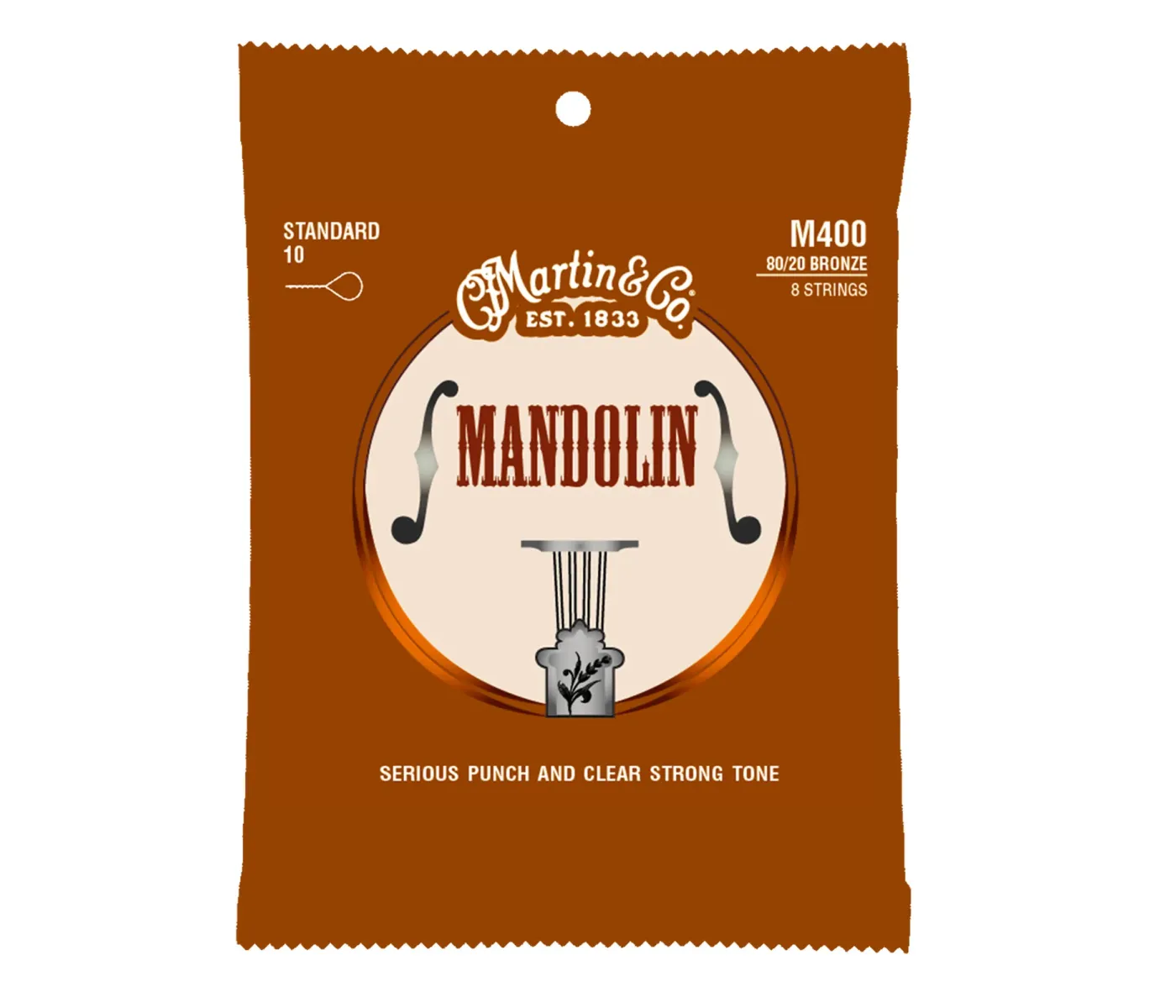 Martin Strings M400 80/20 Bronze Mandolin - .010-.034 Standard