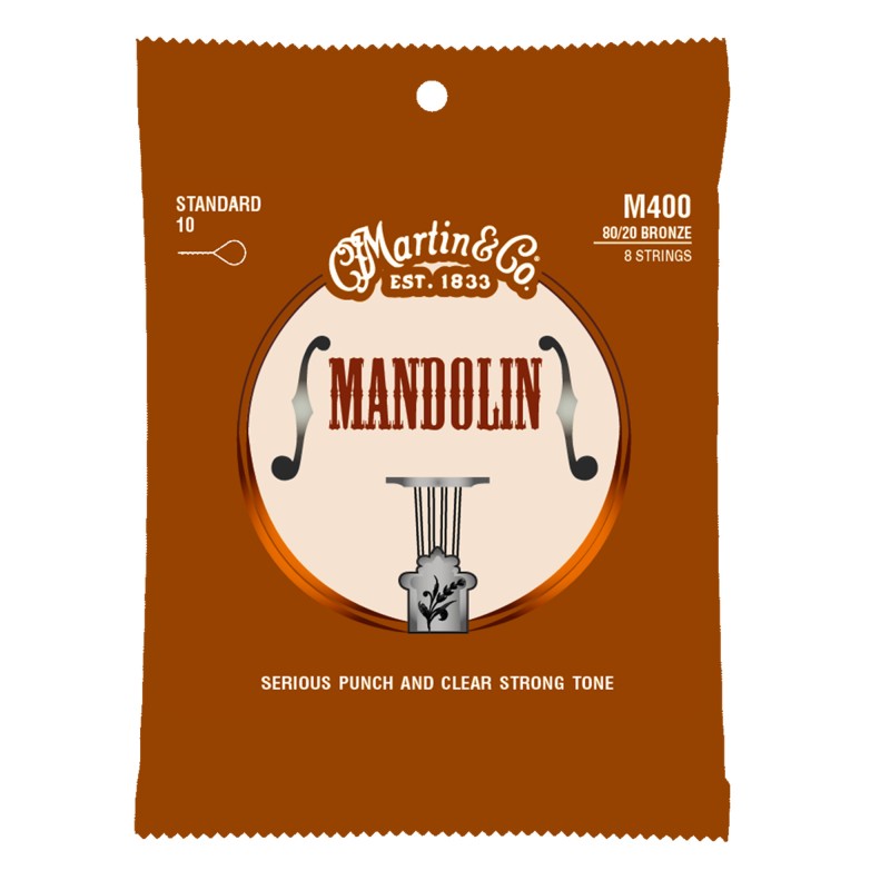 Martin Strings M400 80/20 Bronze Mandolin - .010-.034 Standard