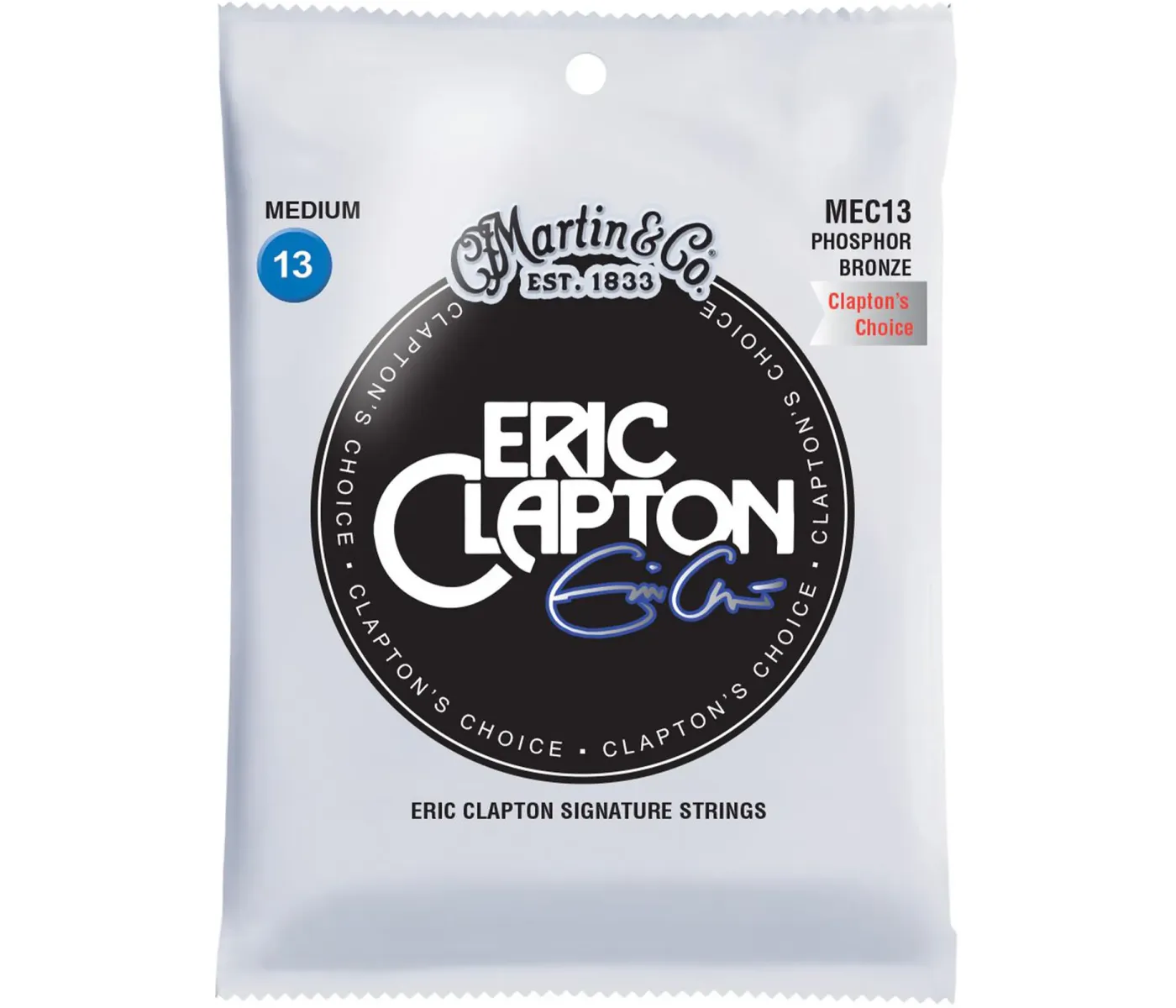 Martin Strings MEC13 Eric Clapton's Choice Acoustic Guitar Set 92/8 Phosphor Bronze Medium - 013 -.056