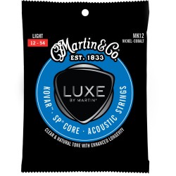 Martin Strings MK12 Luxe Kovar Acoustic Guitar Set Nickel  - Light .012-.054