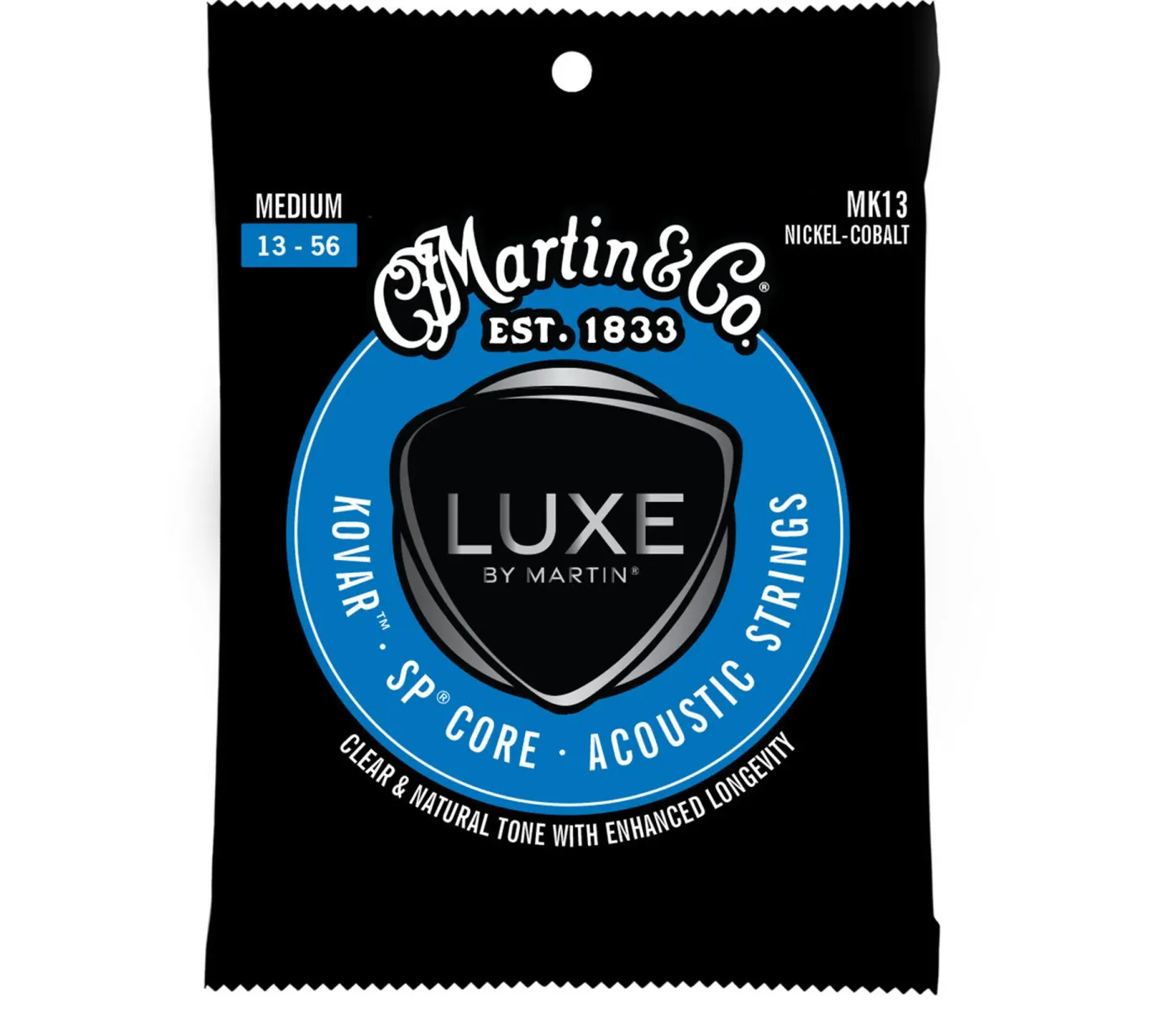 Martin Strings MK13 Luxe Kovar Acoustic Guitar Set Nickel  - Medium .013-.056