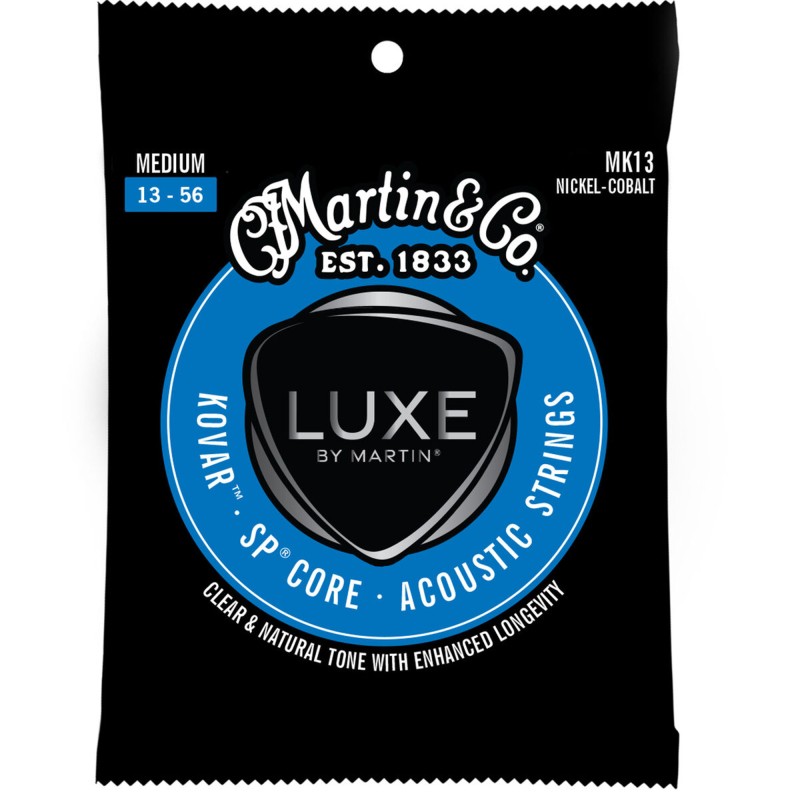 Martin Strings MK13 Luxe Kovar Acoustic Guitar Set Nickel  - Medium .013-.056