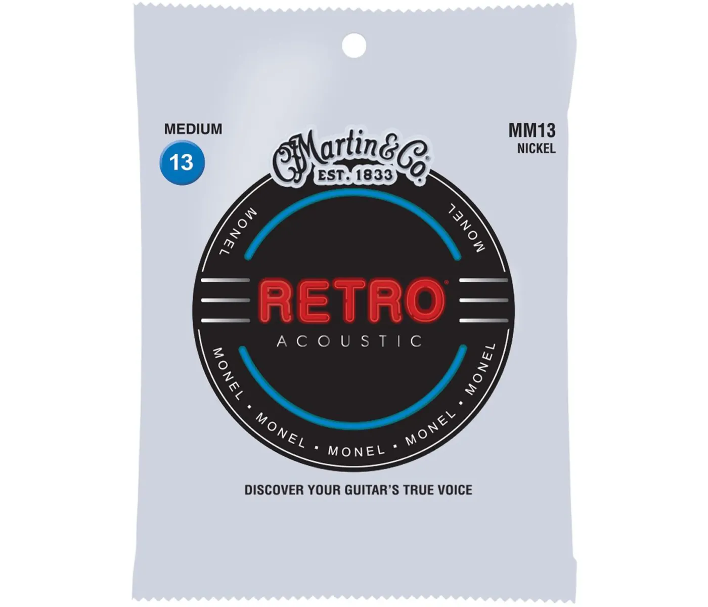 Martin Strings MM13 Retro® Acoustic Guitar Set Medium - 0.13 - 0.56