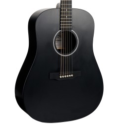 Martin Guitar SPDX1-BLK Dreadnought DX1, HP Acoustic Electric - Black 