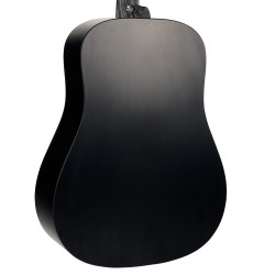 Martin Guitar SPDX1-BLK Dreadnought DX1, HP Acoustic Electric - Black 