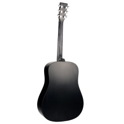 Martin Guitar SPDX1-BLK Dreadnought DX1, HP Acoustic Electric - Black 