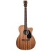 Martin SPOMCX2EZIR Ziricote Acoustic Electric Guitar - Natural
