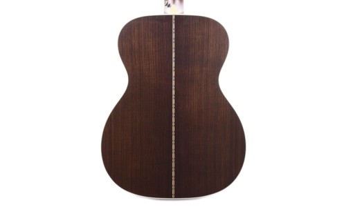 Martin Guitar Y18OM28E OM-28E Orchestra Standard Series Semi-Acoustic - Natural With Rosewood And Fishman Aura VT Enhance Electronics