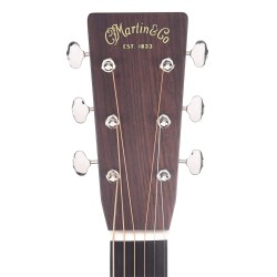 Martin Guitar Y18OM28E OM-28E Orchestra Standard Series Semi-Acoustic - Natural With Rosewood And Fishman Aura VT Enhance Electronics